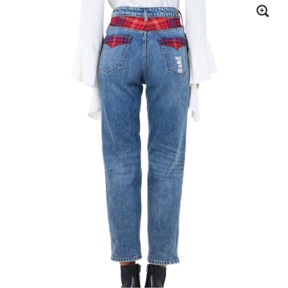 Gigi Hadid x Tommy Hilfiger high waisted destroyed lexia jeans size 26x30 new - Picture 3 of 8